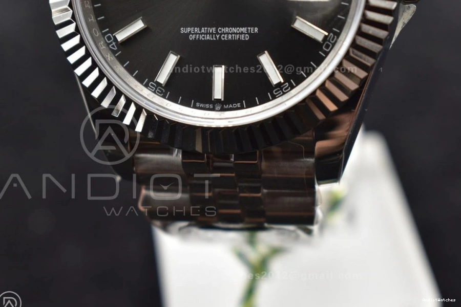 SA Jubilee Best 639 126334 Edition Steel 41 Dial Bracelet on Stick DateJust DIWF Grey Casual 904L 1:1 0723